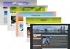 provide 100 exclusive professional design Wordpress themes