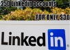 create 250 Linkedin accounts