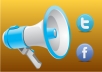 advertise your business to 10,000+ of our loyal company social network Facebook fans and Twitter followers