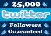  add 25,000++ High Quality Twitter Followers(not real looking) In Less than 72 hours To Increase Your Followers Count Without Password 