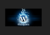 Build a Website application by WORDPRESS