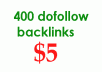 give you 400 dofollow backlinks from social bookmarks