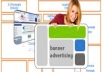 will place 125 x 125 banner on my website for a period of 30 days
