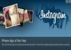 give you 500+ Inastagram followers 100% real only