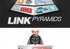 Create a High Pr Link Pyramid 1000 high PR 3+ links to your website. We will then create an additional 10,000 links through blog comments to those links