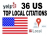 submit your business details to 36 top US Citations sites to boost your  Google+ ranking