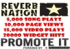 Add ⇨5,000 ReverbNation Song Plays + 15,000 Video Plays + 10,000 Page Views + 20000 Widget Impressions ► For Your Reverb Account⇨No Admin Access Required ►Fast Delivery⇨ 