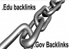 create EDU GOV 200 Edu Backlinks 10 Dofollow PR4 to PR5 of ACTUAL PAGE EDU GOV Backlinks using redirects to your website