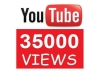 deliver 35,000 Permanent YouTube Views to Your Video