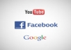 To offer a package of (250Google Plus+200 Youtube like+150 Facebook like)all within 24 hours 