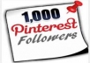 add 1,000 Pinterest Followers to your account without admin access.