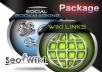 ☛ ★-- create 3000 wiki links + 30 web 2,0 High PR blog backlinks with spun content/Perfect diversity --★  ☚