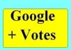 give 51 genuine google + votes to increase your seo ranking with in 24 hours from australian profile