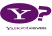  provide 05 Yahoo Answers with your link from different Yahoo Answer level 2 Accounts that will bring Huge Traffic on your Website GUARANTEED