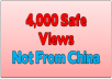 provide 4,000 non-china adsense safe website views and hits