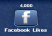 4000+ High Quality Real, Active Facebook Likes or Fans to your facebook fan Page for 