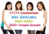 make 100 dofollow high pr and approve  blog commenting backlinks