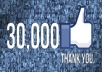 give you Good Qualitty 30200 + Faceboook Fanpage likes within 48 Hours