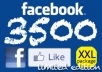 PROVIDE 3500 To 4000 +++BONUS LIKES REAL PEOPLE LIKES %100 SAFE, quick and safe delivery time you can order 100 time for same page.Likes are only for page not for website.