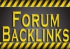 will give you 600+ Forum Backlink List (PR7 to PR9)