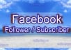 add 200 facebook subscribers/followers to your profile