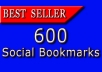 provide 600 Social Bookmarks to your website &spades; rss  &spades; ping
