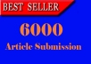 Spin and submit your article to 6000 Directories, Get 500+ Google Backlinks