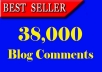 Generate 38,000 Blog comments backlinks for your website