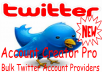 Provide 60 twitter accounts