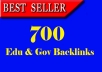 Generate 700 edu and Gov backlinks your website through Blog comments