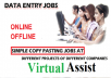 spend 3 Hours dedicatedly for Data Entry/Data Conversion/Data Typing/Excel Entry/Copy Paste