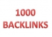 Manually Create PENGUIN Safe 1000 Backlinks pr 0-7