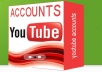  give you 40 accounts PVA youtube or gmail verified by phone 