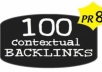 make 100 PR1 to PR8 Contextual Backlinks + 10000 Blog Comments + Report