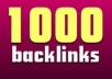 GIVE YOU 1000 BACKLINKS + 10 edu backlink 24 hours