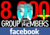 submit website/advertise/post in my facebook group (8.000 members)