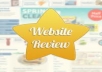 offer you a full comprehensive SEO review of your website