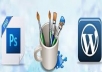 Convert HTML to Wordpress or Psd to wordpress just 