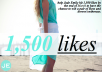 get you 1500+ High Quality USA Facebook Page Likes within 14 hours