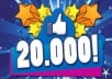 give you 20000 realy likes to FB