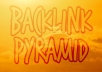create Eminent Backlink Pyramid with 5000 Profiles, 80% dofollow publicly viewable and include some edu-gov, good seo for youtube by using xrumer senuke scrapebox
