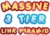 build MASSIVE 3 Tier Link Pyramid WITH over 300 Web 2 posts plus 4000 high pr Wikis and 5000+ high PR blog comments 