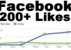 give you 225 +++ plus Facebook likes , followers, post share, post likes  with in 24 hrs..,,,,