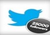 Boost Your Twitter Follower Count with 25,000+ more High Quality Twitter Followers