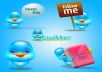 provide you 77 real Twitter Followers within 3 days  for