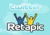 tweet 25 different positive TWEETS from Real different accounts on your websites/twitter account for 