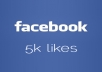 Provide You 5,000 Facebook Photo / Post Or Fan-page Likes Within 24-Hours