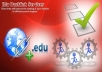publish your article on my edu blog with 2 contextual dofollow backlinks on Site01