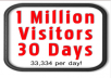 provide Website Traffic Service and send 1 Million Visitors to your site