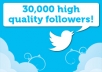 give you 25,00-30,000 *Stay for lifetime* Twitter followers in the best quality that you can get (twitter expert)